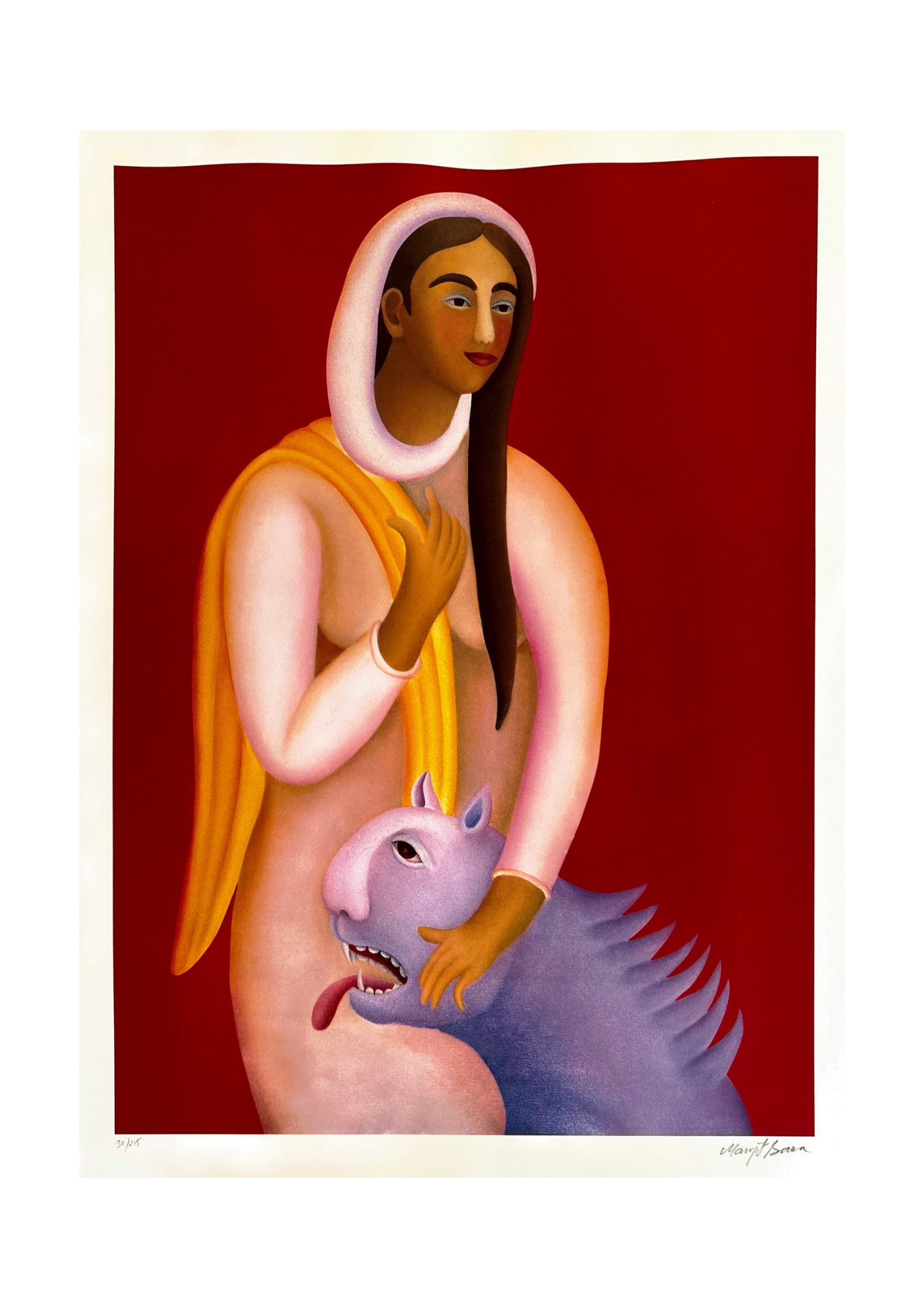 The Spirit of the Khalsa Woman by Manjit Bawa